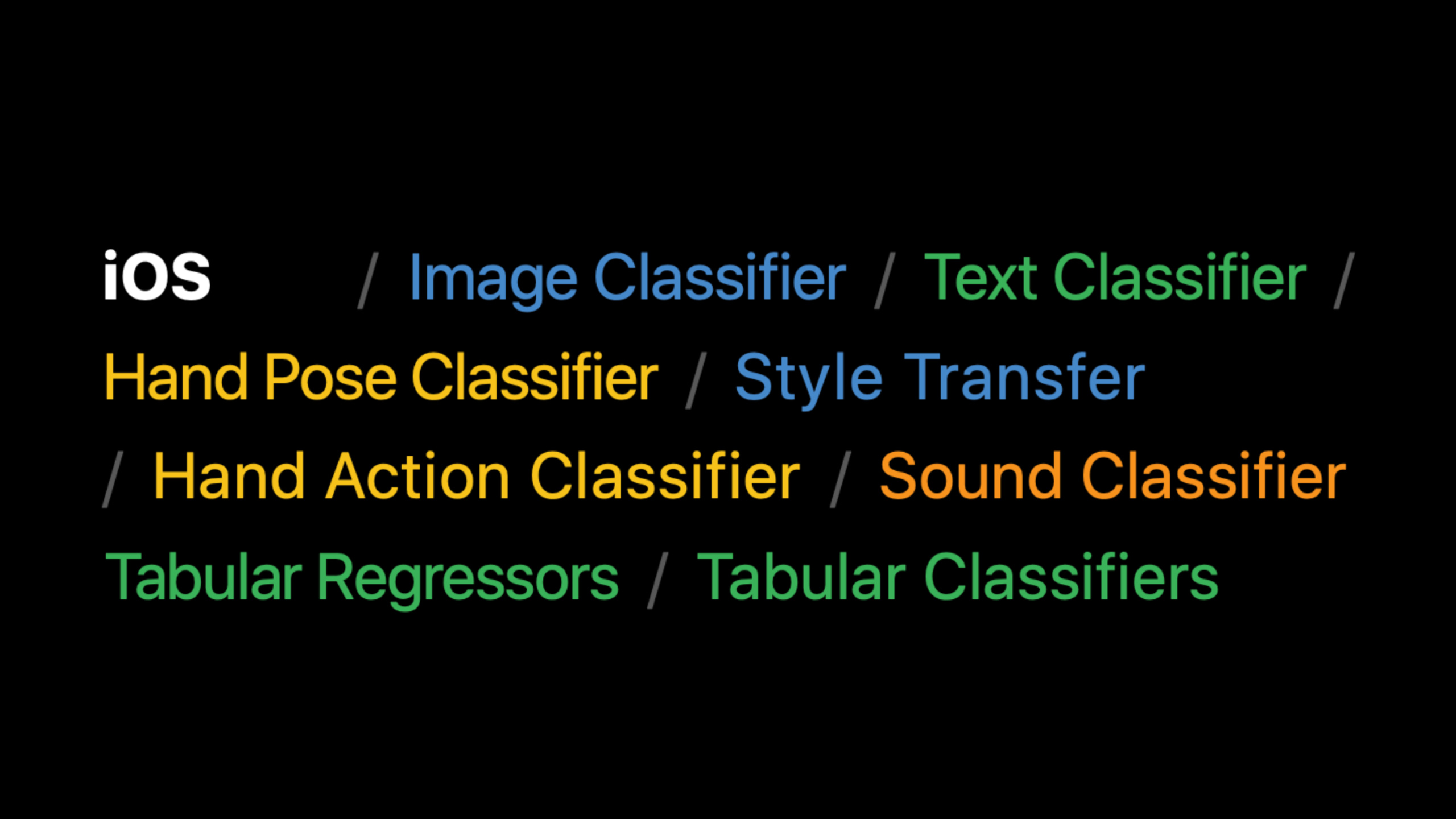 Build dynamic iOS apps with the Create ML framework