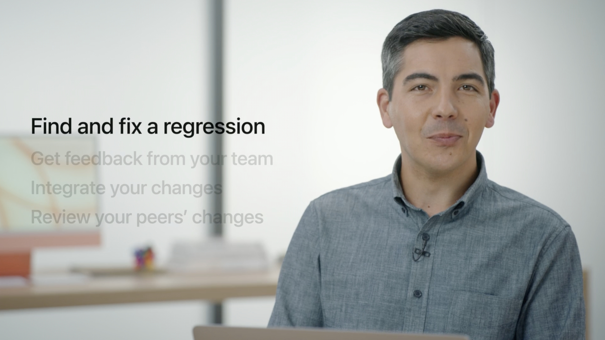 Review code and collaborate in Xcode