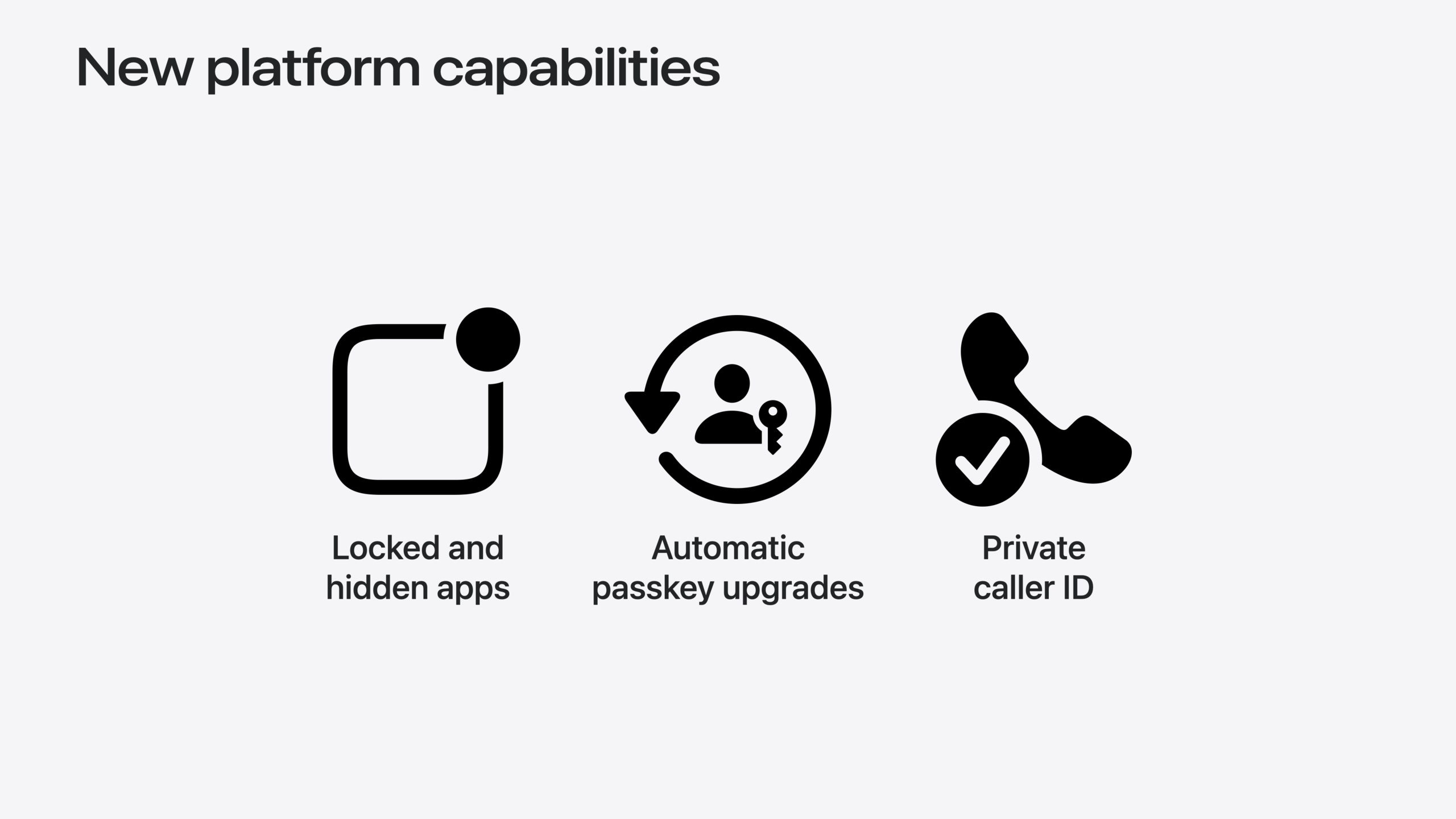 What's new in privacy